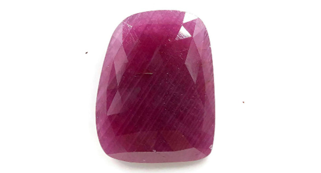 Ruby Rose cut 22x17mm-Ruby-Planet Gemstones