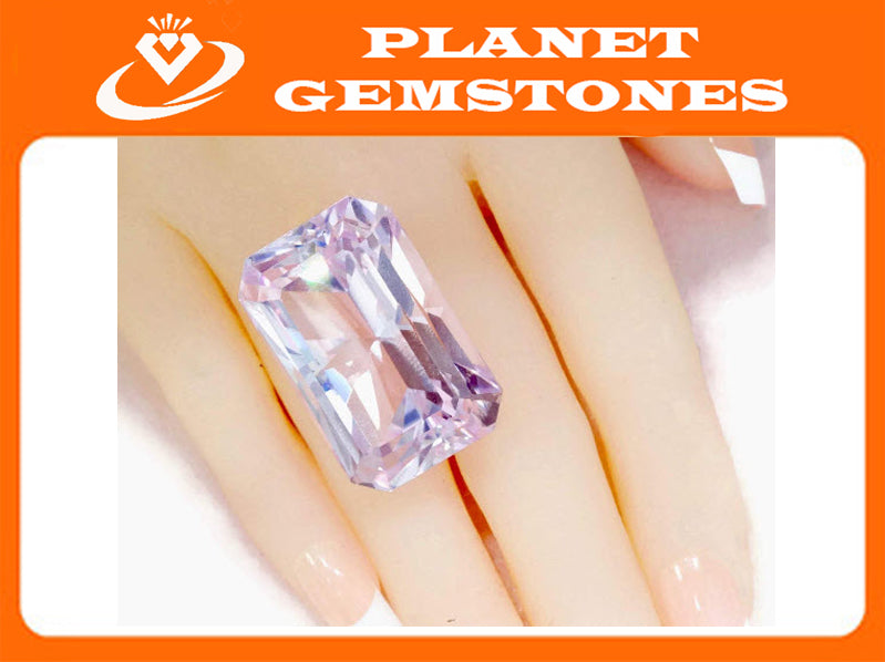 Kunzite Octagon 29x21mm-Planet Gemstones