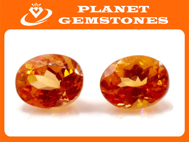 Spessartite Oval shape-Planet Gemstones