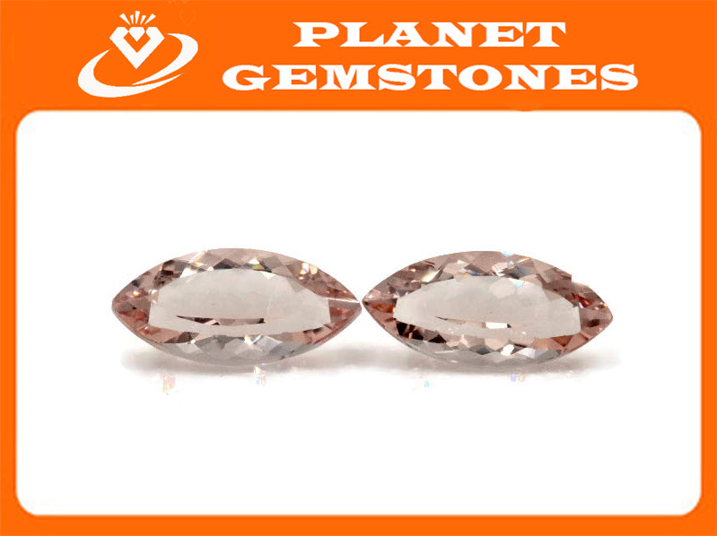 Morganite Marquise 12x6mm-Planet Gemstones