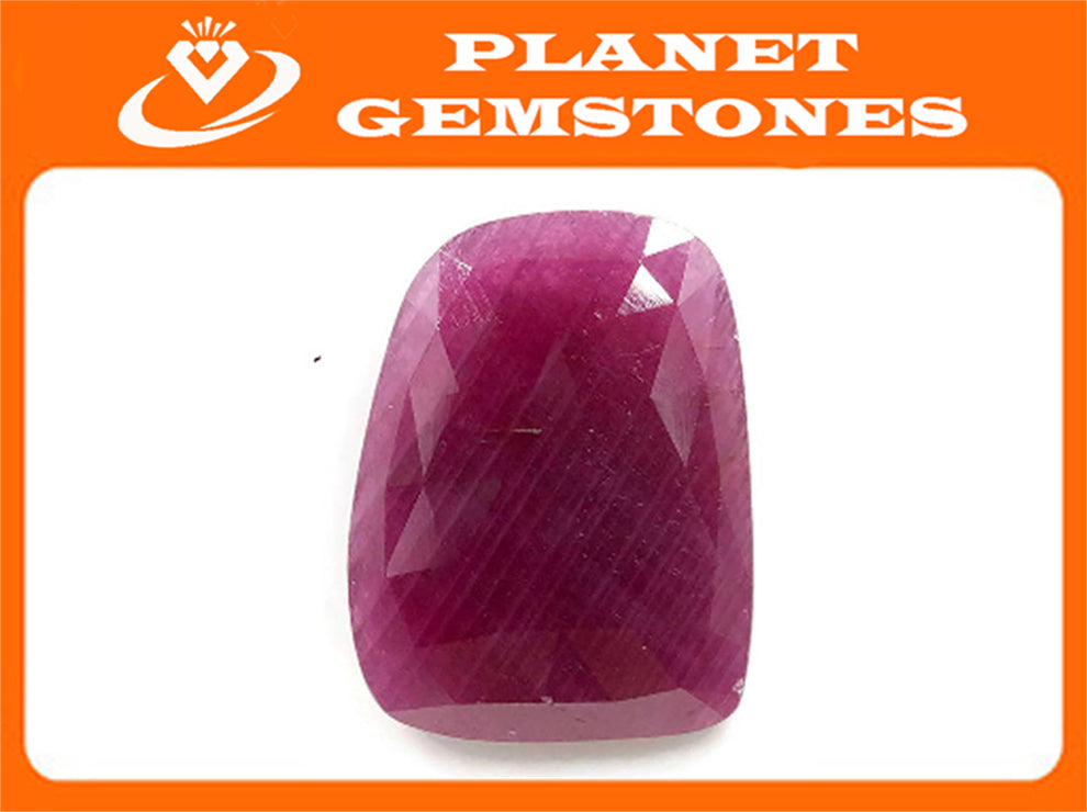 Natural Ruby DIY Jewelry Supply Ruby July Birthstone Rose Cut Ruby Gemstone Genuine Ruby Ruby pair 19.43ct 22x17mm Ruby Rose cut-Ruby-Planet Gemstones