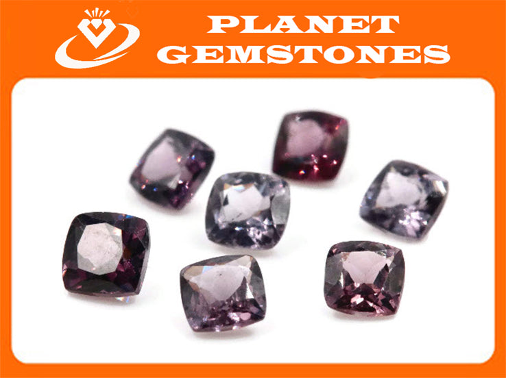 Purple Spinel round 5mm-Planet Gemstones
