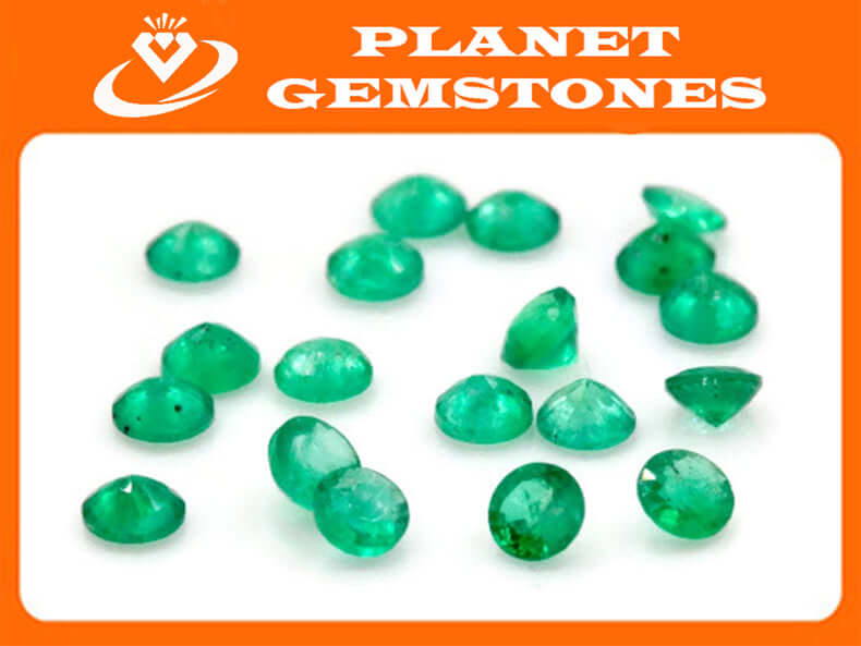 Emerald Round 2.75mm-Emerald-Planet Gemstones