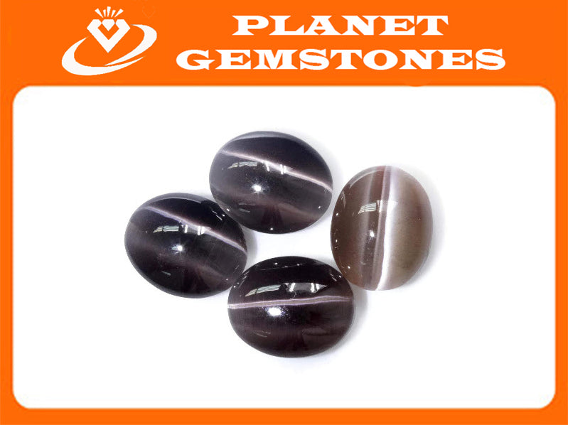 Sillimanite Cats Eye Oval 11x9mm-Planet Gemstones