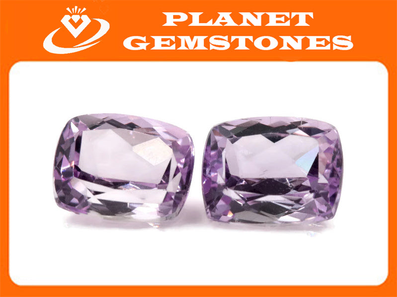 Natural Kunzite Kunzite loose stone Pink Kunzite Kunzite Faceted Kunzite Purple Kunzite Kunzite Cushion 9x7mm Kunzite Loose Stone 5.85ct-Planet Gemstones
