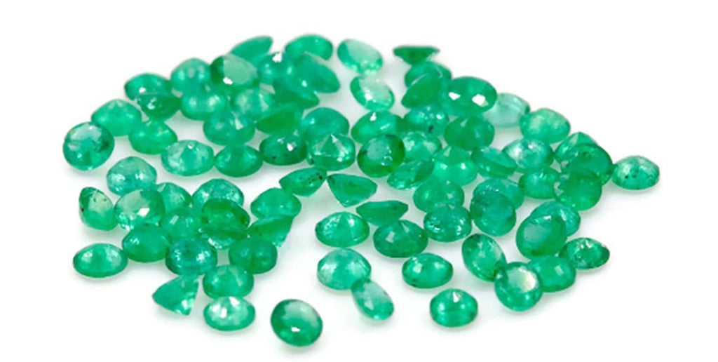 Emerald Natural Emerald May Birthstone Zambian Emerald Round Emerald Diy Jewelry Supplies Emerald Gemstone 0.082ct 2.25mm Emerald green-Emerald-Planet Gemstones
