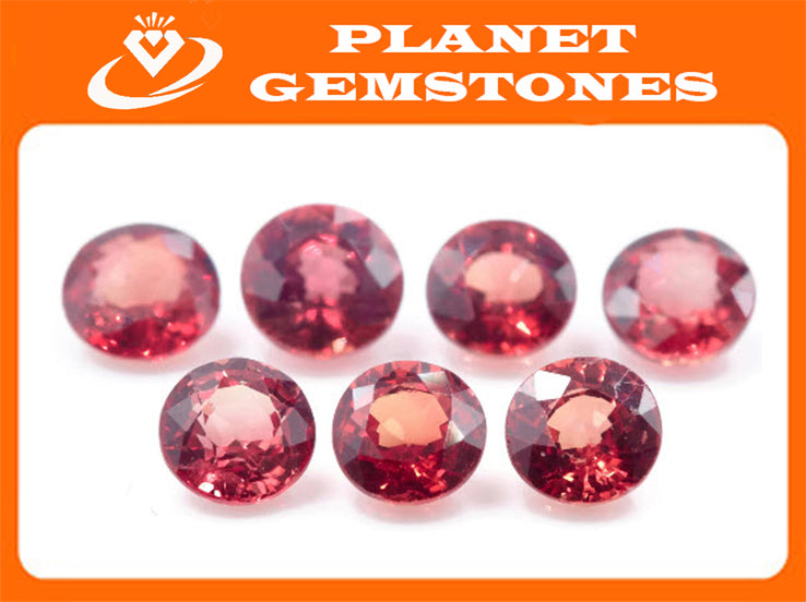 Red Sapphire Round 4.5mm-Planet Gemstones