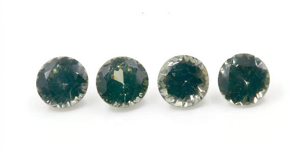 Natural Green Zircon Gemstone Faceted Green Zircon Loose Stone December Birthstone Genuine Green Zircon Stone Round 2.50ct 4mm SKU:113057-Planet Gemstones