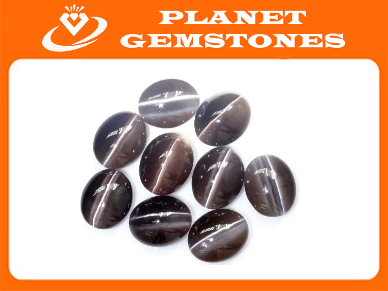 Sillimanite Cats Eye 10x8mm-Planet Gemstones