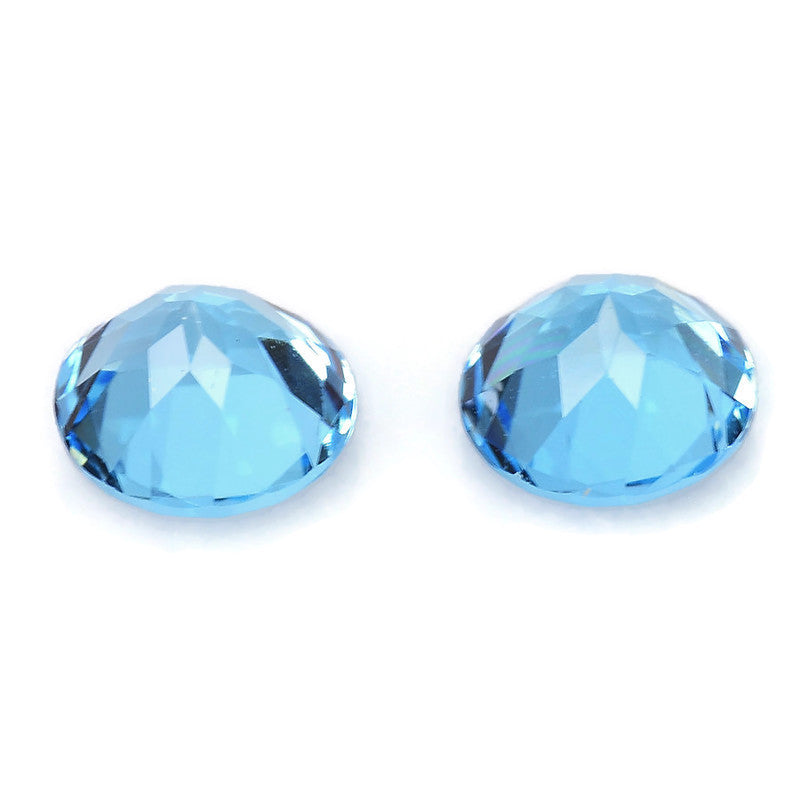 Natural Blue Topaz Gemstone Genuine Blue Topaz Faceted November Birthstone Blue Topaz Loose Blue Topaz 5mm 1.03cts SKU:114445-Blue Topaz-Planet Gemstones