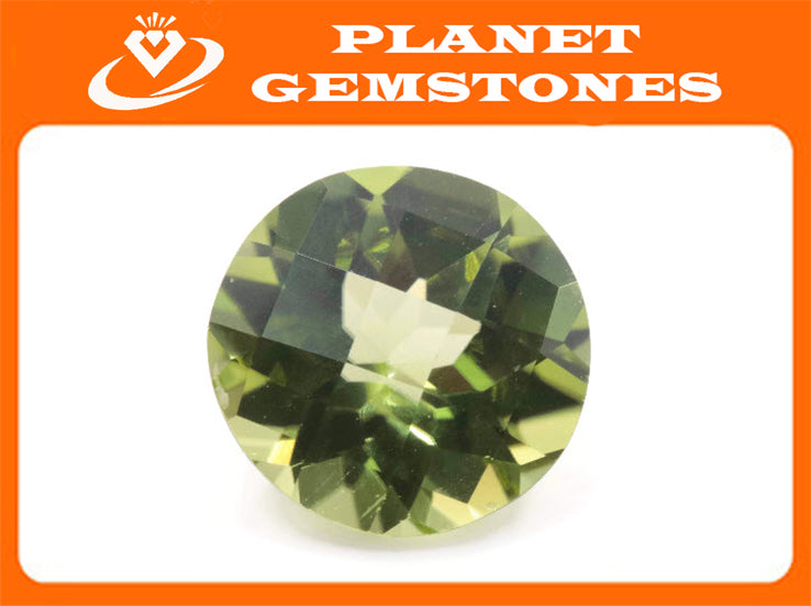 Peridot Natural Peridot Green Peridot Peridot Gemstone August Birthstone DIY Jewelry Supplies Peridot 9x9mm 2.2c t Gift for Her-Planet Gemstones