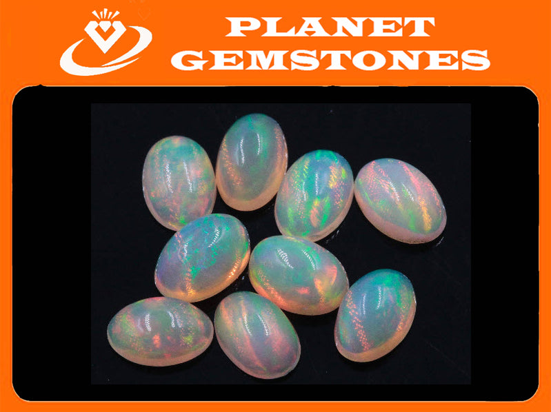 Opal Cabochon 6x4mm-Planet Gemstones
