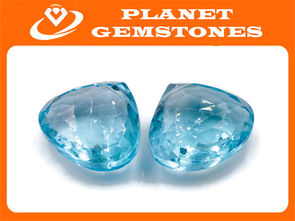 Topaz Beads 80cts-Planet Gemstones