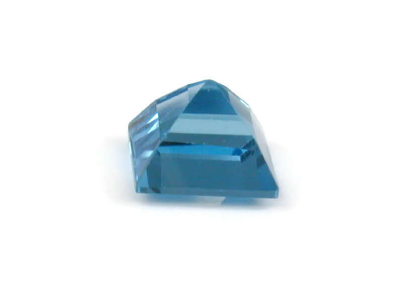 Topaz Square 8mm-Blue Topaz-Planet Gemstones