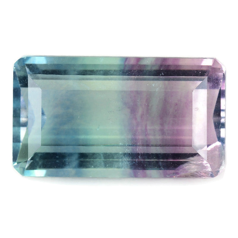 Natural fluorite green and purple fluorite fluorite crystal rainbow fluorite fluorite gemstone fluorite stone fluorite Octagon 18x10.5mm 13.30ct SKU:111650-Flourite-Planet Gemstones