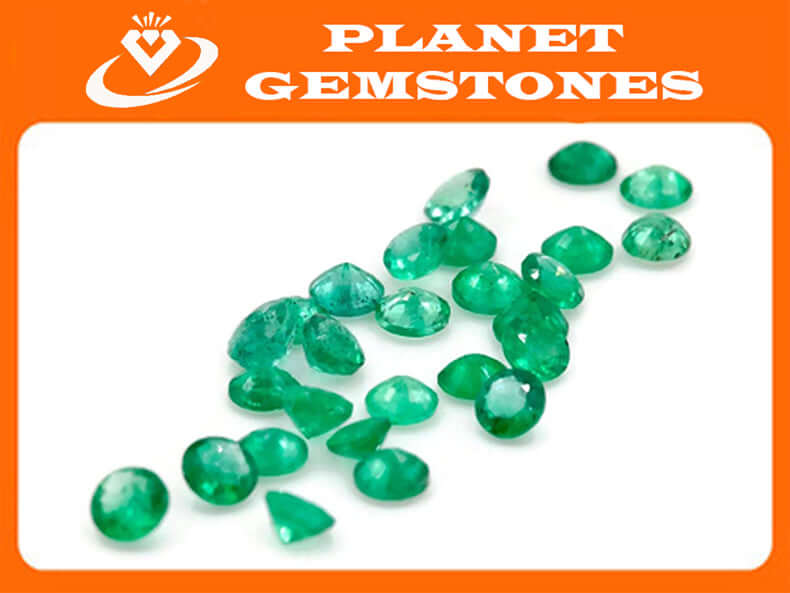 Emerald Round 3.25mm-Emerald-Planet Gemstones