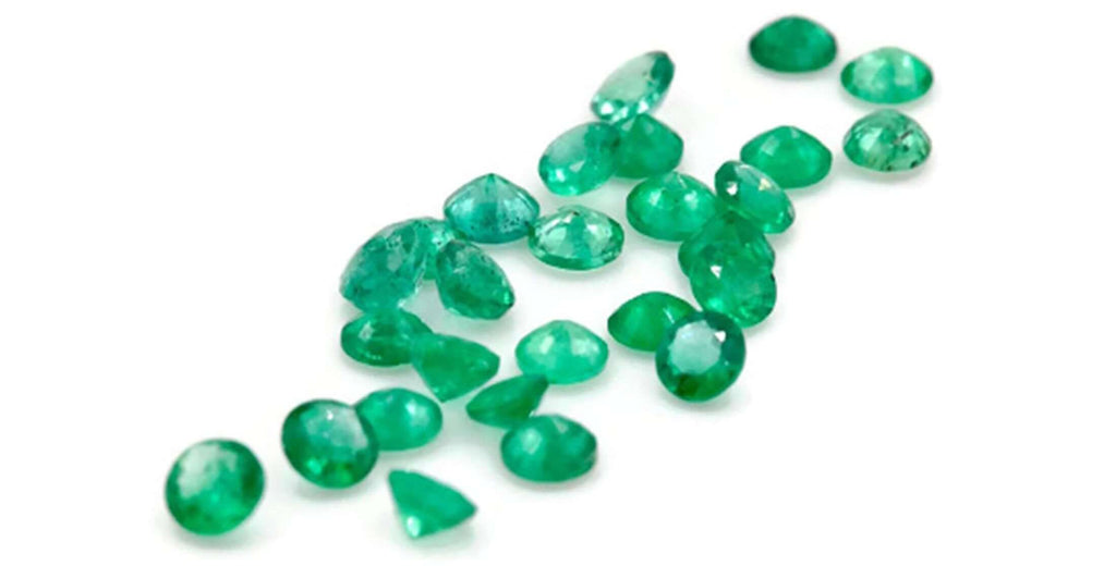 Emerald Natural Emerald May Birthstone Zambian Emerald Round Emerald DIY Jewelry Supplies Emerald Gemstone 0.11ct 3.25mm Emerald green-Emerald-Planet Gemstones