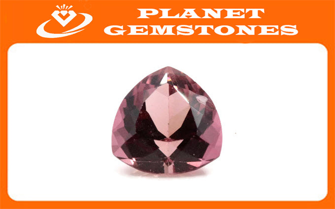 Natural Tourmaline Pink Tourmaline October Birthstone DIY Jewelry Supply Black Tourmaline Pink Tourmaline 1.34ct 7.2x7x5mm-Tourmaline-Planet Gemstones