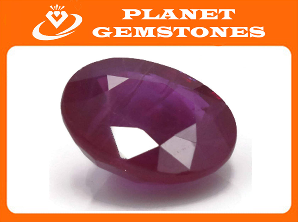 Natural Ruby Ruby Gemstone DIY Jewelry Ruby Loose Stone July Birthstone Ruby Natural Ruby Gemstone Genuine Ruby 8.5X7.5MM 2.24 ct-Ruby-Planet Gemstones