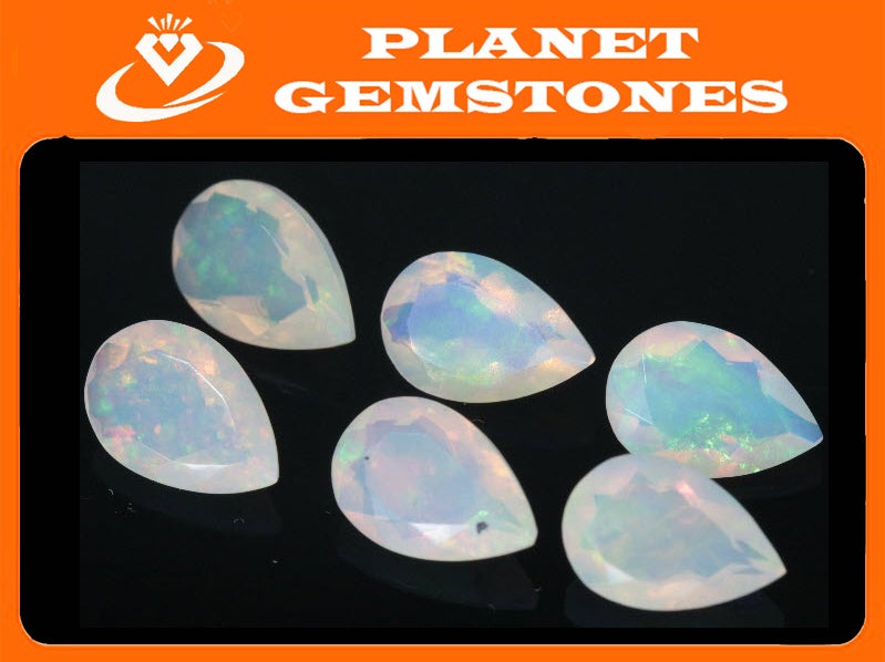 Opal Pear 9x7mm-Planet Gemstones