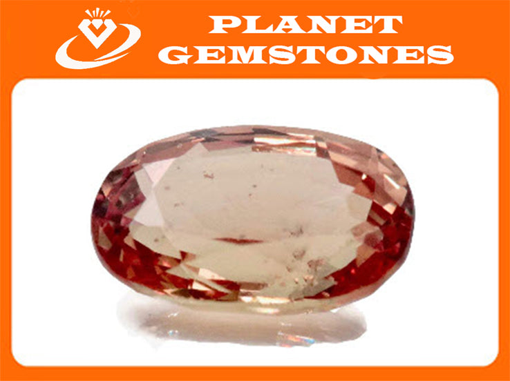 Padparadscha sapphire 7x5mm-Planet Gemstones