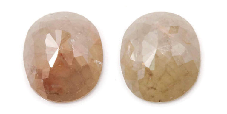 Diamond Rose Cut 8x7mm-Planet Gemstones