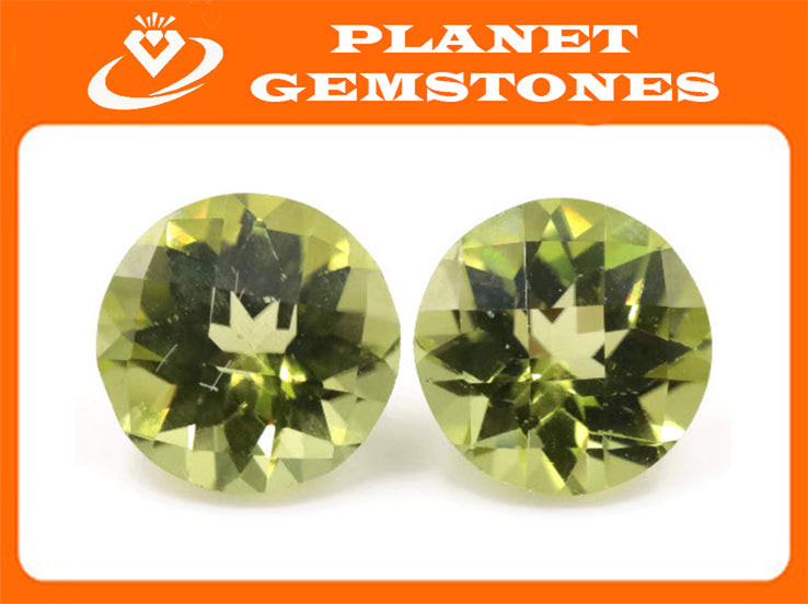 Peridot Natural Peridot Green Peridot Peridot Gemstone August Birthstone DIY Jewelry Supplies Peridot  8X8mm 3.36ct Gift for Her-Planet Gemstones
