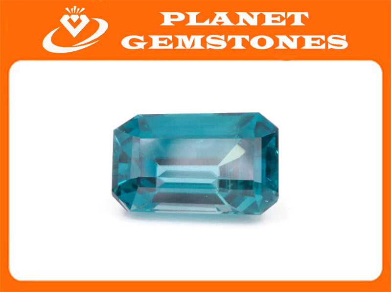 Natural Blue Zircon Cambolite Blue Zircon Natural Zircon December Birthstone Genuine Zircon Blue Zircon Stone 9.46ct 14x9mm DIY Jewelry-Planet Gemstones