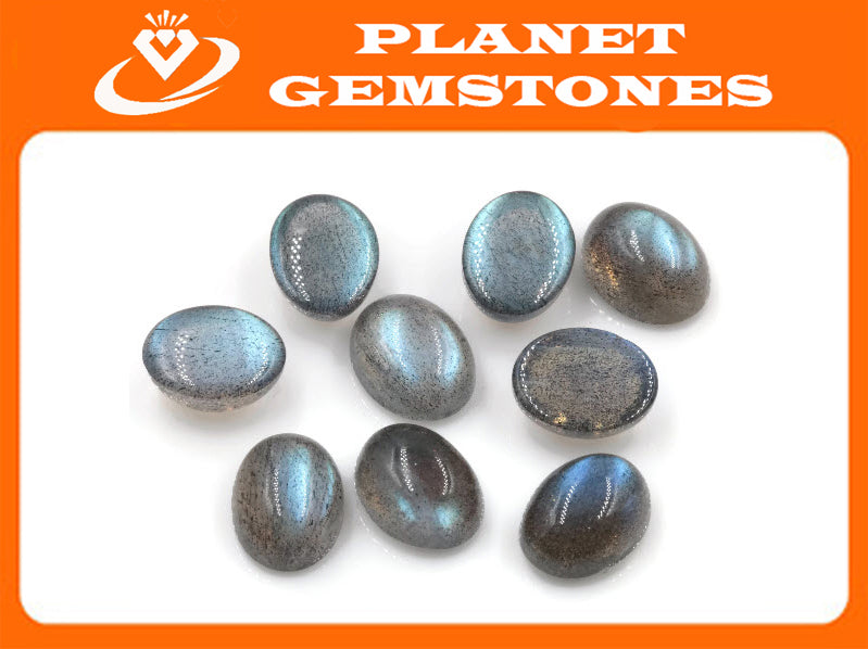 Labradorite Cabochon 9x7mm-Planet Gemstones