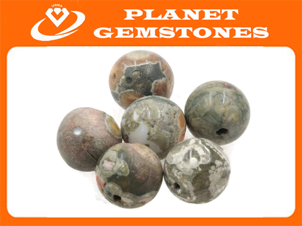 Agate Round 12mm, 16mm-Planet Gemstones