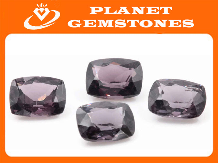 Natural Spinel Spinel Gemstone Genuine Spinel August birthstone Natural Lavender SPINEL 8x6mm Spinel Cushion 1.55ct Spinel Loose stone-Planet Gemstones