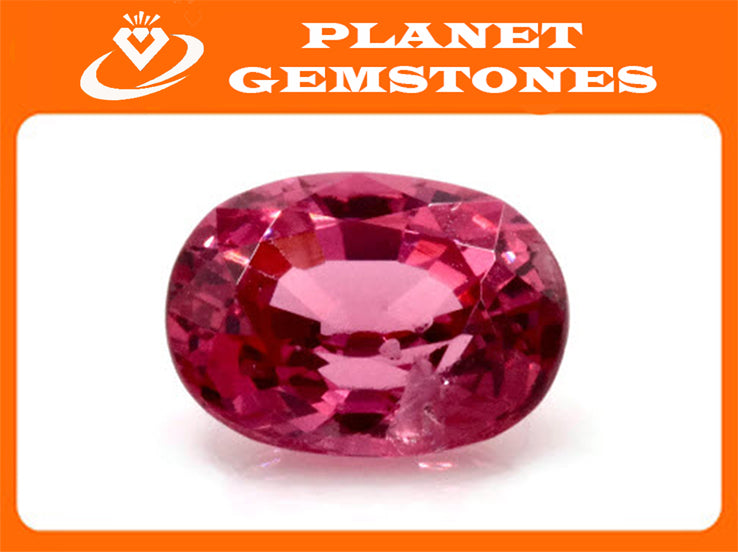 Red Spinel Oval 6x5mm-Planet Gemstones