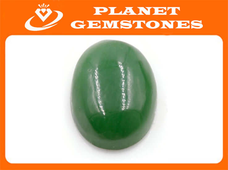 Green Jade Cabochon Natural Jade gemstone Jade stone loose Jade stone Green Jade, Green Jadite OV DIY Jewelry Supplies SKU: 113233-Planet Gemstones