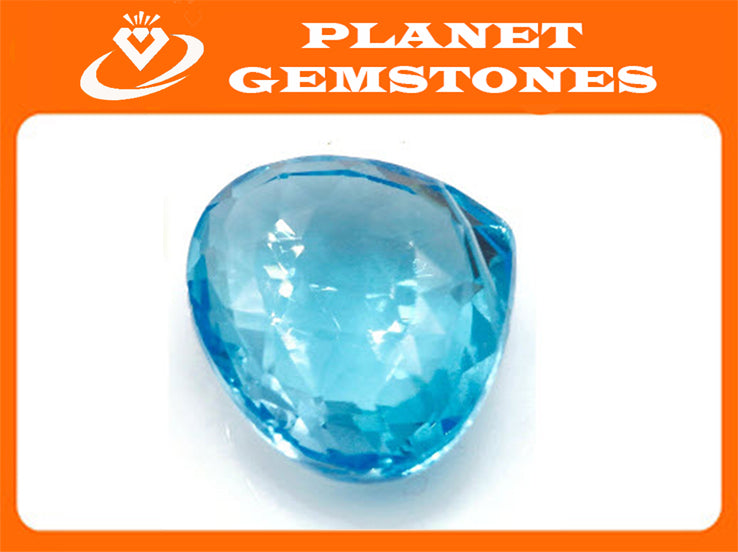 Topaz drop Pear 24x22mm-Planet Gemstones