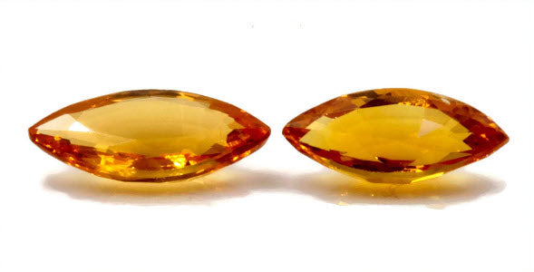 Orange Sapphire Marquise 9x4mm-Planet Gemstones