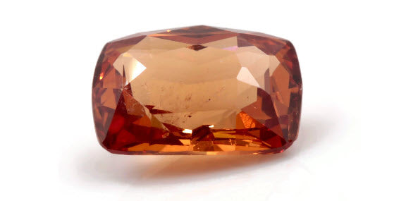 Spessartite | Natural Spessartite Garnet | Mandarin Spessartite Garnet | Orange Garnet | January Gemstone | CUS 10.7x8.3mm 4.75ct SKU:112940-Planet Gemstones