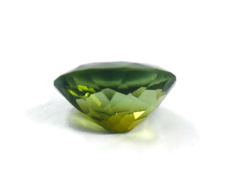 Tourmaline Rainbow Tourmaline Green Tourmaline Loose Gemstone Tourmaline Stone Loose Tourmaline Faceted Tourmaline 4.53cts 12x9mm SKU:110658-Tourmaline-Planet Gemstones