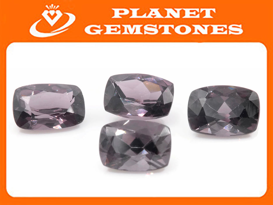 Natural Spinel Spinel Gemstone Genuine Spinel August birthstone Natural Lavender SPINEL 7x5mm Spinel Cushion 1.13ct Spinel Loose stone-Planet Gemstones