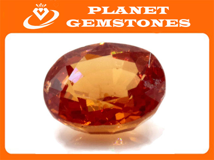 Spessartite Oval 7x6mm-Planet Gemstones