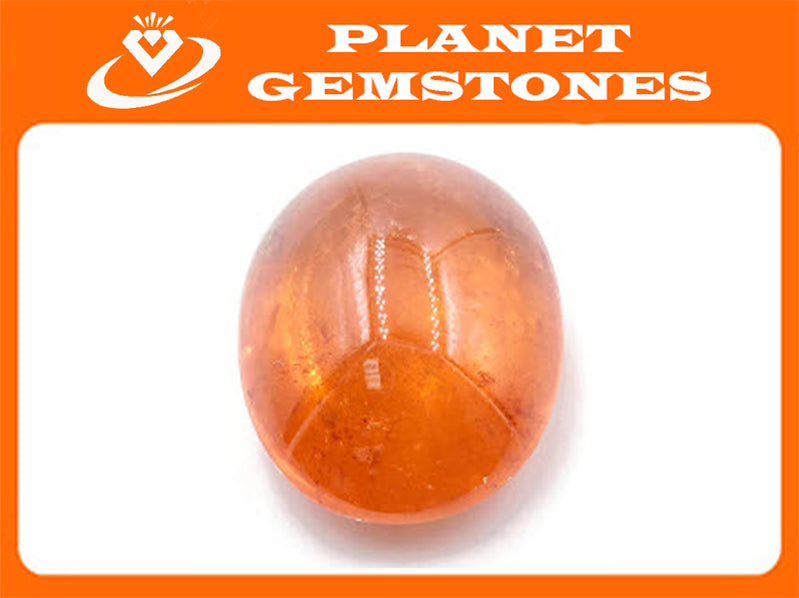 Spessartite | Natural Spessartite Garnet | Mandarin Spessartite Garnet | Orange Garnet | January Gemstone | SPESSARTINE GARNET 18x13mm 20ct-Planet Gemstones