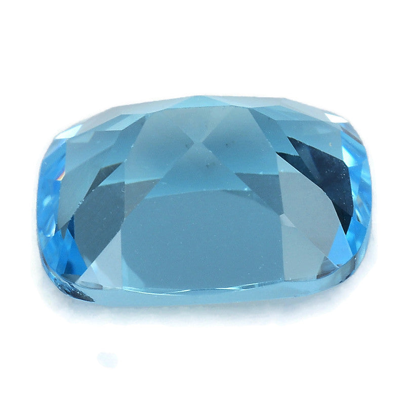 Natural Blue Topaz Gemstone Genuine Blue Topaz Faceted November Birthstone Blue Topaz Sky Blue Topaz Cushion 8x10mm 3.58cts Topaz SKU:114516-Blue Topaz-Planet Gemstones