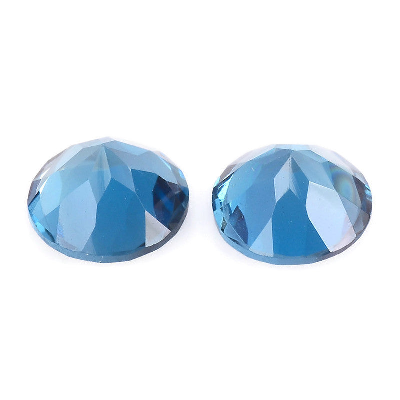 Natural Blue Topaz Gemstone Genuine Blue Topaz Faceted November Birthstone Blue Topaz London Blue Topaz 5mm 1.15cts SKU:114462-Blue Topaz-Planet Gemstones