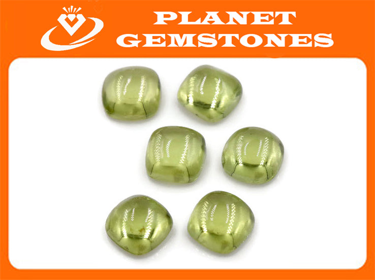 Peridot Natural Peridot Green Peridot Gemstone August Birthstone DIY Jewelry Supplies Peridot CUS 7mm Approx 7ct Gift for Her SKU:113200-Planet Gemstones