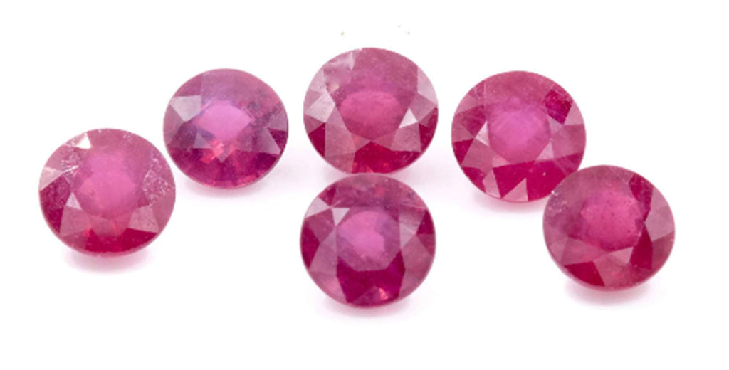 Natural Ruby Ruby Gemstone DIY Jewelry Ruby Loose Stone July Birthstone Ruby Natural Gemstone Genuine Ruby Ruby Round 2.5ct 8mm-Ruby-Planet Gemstones