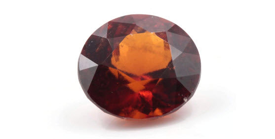 Spessartite | Natural Spessartite Garnet | Mandarin Spessartite Garnet | Orange Garnet |January Gemstone | RD 10.3mm 4.86ct SKU:112939-Planet Gemstones