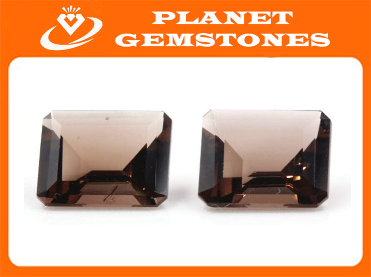 Smoky Quartz 10x8mm-Planet Gemstones