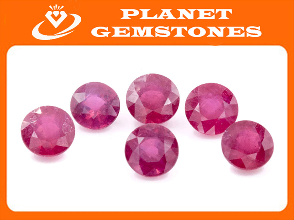 Ruby Round 8mm-Ruby-Planet Gemstones