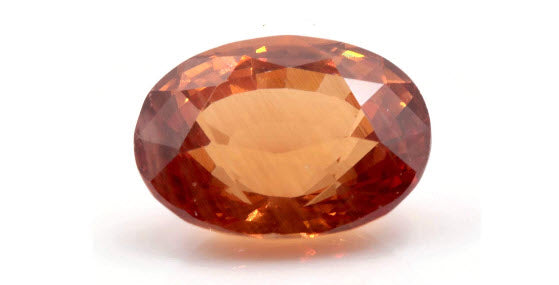 Spessartite | Natural Spessartite Garnet | Mandarin Spessartite Garnet | Orange Garnet |January Gemstone | OV 11x8.6mm 5.09ct SKU:112938-Planet Gemstones