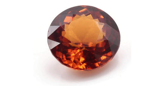 Natural Spessartite Garnet Round 9.5mm 3.67cts-Planet Gemstones