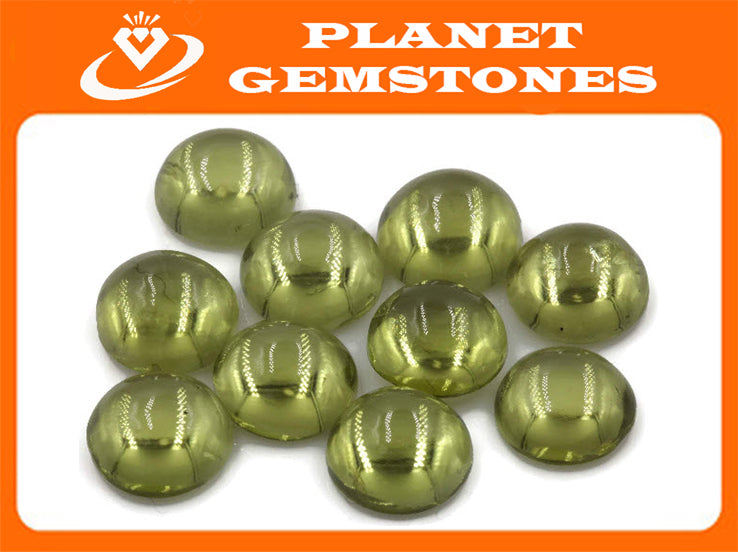 Peridot Natural Peridot Green Peridot Gemstone August Birthstone DIY Jewelry Supplies Peridot RD 7mm Approx 2ct Gift for Her SKU:113201-Planet Gemstones